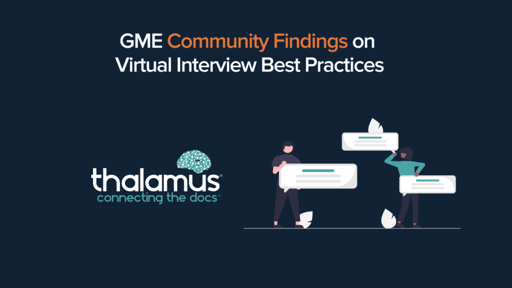 GME Community Findings on Virtual Interview Best Practices